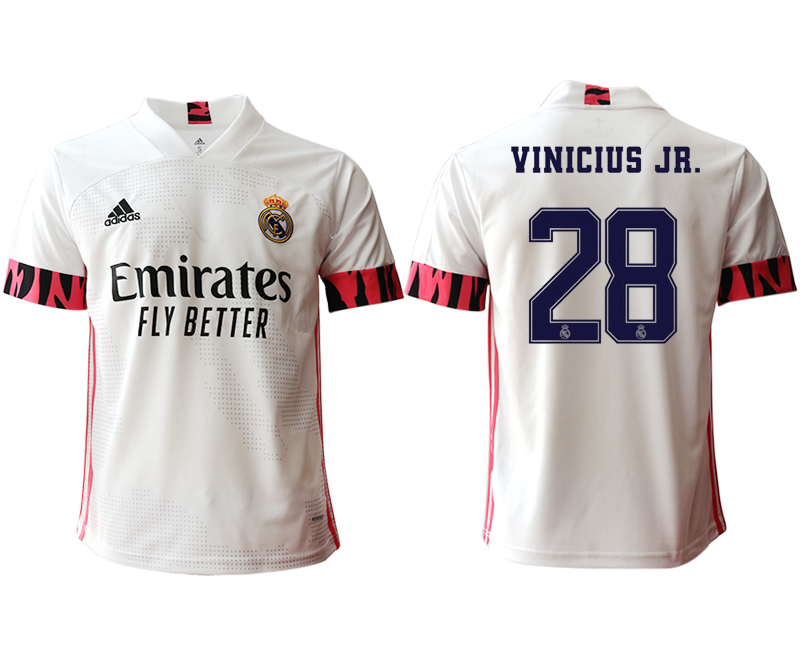 Men 2020-2021 club Real Madrid home aaa version #28 white Soccer Jerseys1